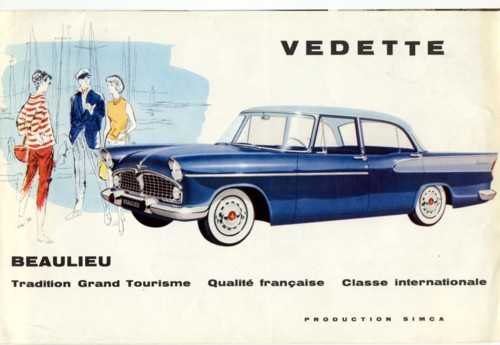 Below is what Simca's marketing men wanted the car to be